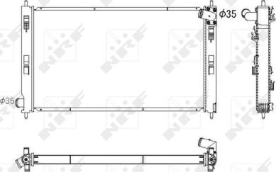 Wilmink Group WG1722572 - Радіатор, охолодження двигуна autocars.com.ua