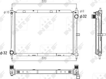 Wilmink Group WG1722577 - Радіатор, охолодження двигуна autocars.com.ua