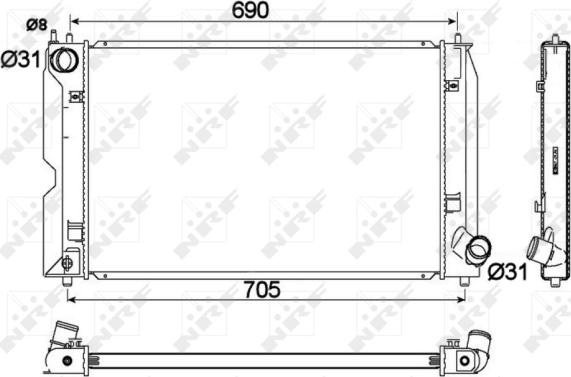 Wilmink Group WG1722584 - Радіатор, охолодження двигуна autocars.com.ua