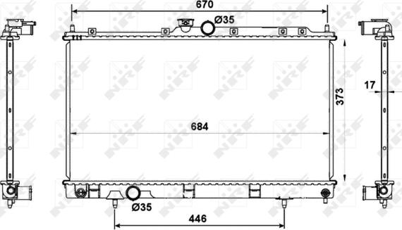 Wilmink Group WG1722595 - Радіатор, охолодження двигуна autocars.com.ua