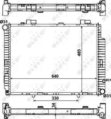 Wilmink Group WG1722599 - Радіатор, охолодження двигуна autocars.com.ua