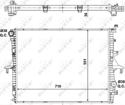 Wilmink Group WG1722608 - Радіатор, охолодження двигуна autocars.com.ua