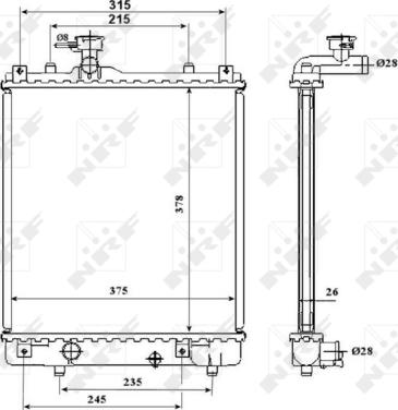 Wilmink Group WG1722631 - Радіатор, охолодження двигуна autocars.com.ua