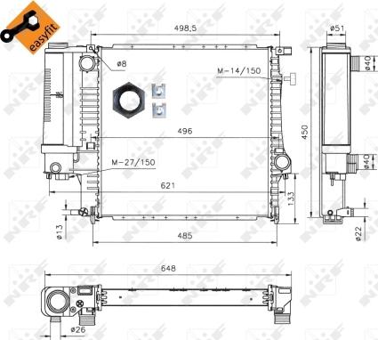 Wilmink Group WG1722653 - Радиатор, охлаждение двигателя autodnr.net