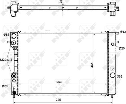 Wilmink Group WG1722675 - Радіатор, охолодження двигуна autocars.com.ua