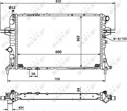 Wilmink Group WG1722699 - Радіатор, охолодження двигуна autocars.com.ua