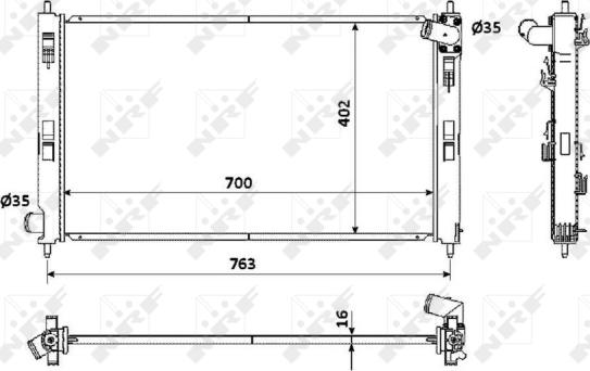 Wilmink Group WG1722706 - Радіатор, охолодження двигуна autocars.com.ua