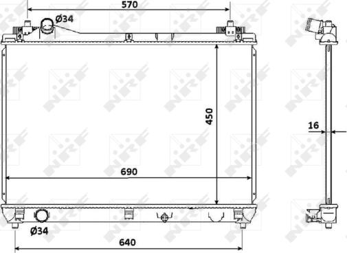 Wilmink Group WG1722715 - Радіатор, охолодження двигуна autocars.com.ua