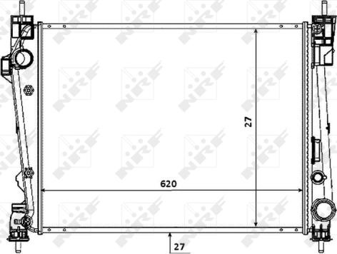 Wilmink Group WG1722731 - Радіатор, охолодження двигуна autocars.com.ua