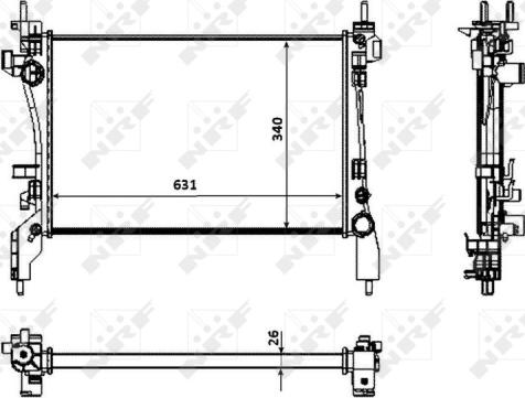 Wilmink Group WG1722732 - Радіатор, охолодження двигуна autocars.com.ua