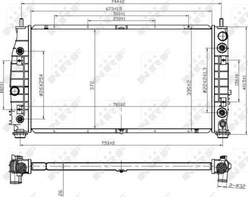 Wilmink Group WG1722755 - Радиатор, охлаждение двигателя autodnr.net