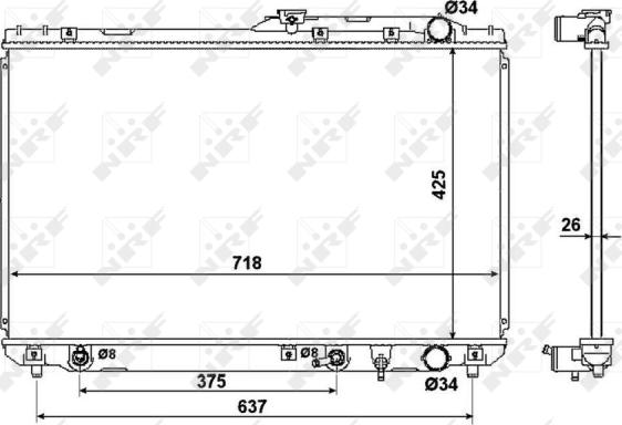 Wilmink Group WG1722766 - Радіатор, охолодження двигуна autocars.com.ua