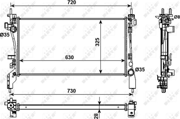 Wilmink Group WG1722785 - Радіатор, охолодження двигуна autocars.com.ua