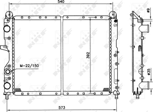 Wilmink Group WG1722840 - Радіатор, охолодження двигуна autocars.com.ua