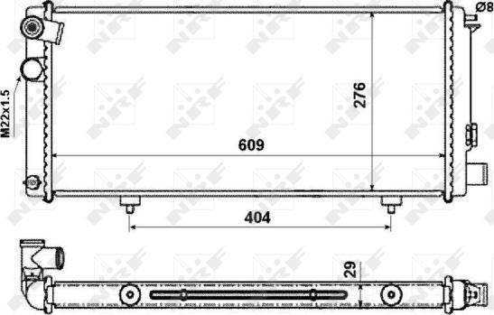 Wilmink Group WG1722852 - Радіатор, охолодження двигуна autocars.com.ua