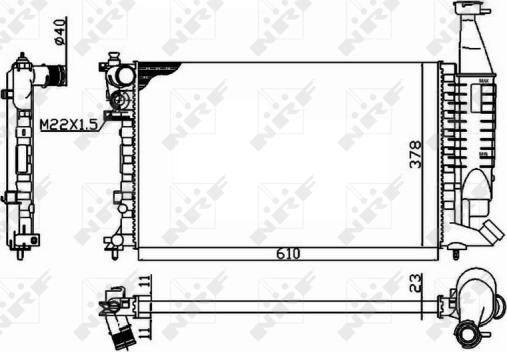 Wilmink Group WG1722870 - Радіатор, охолодження двигуна autocars.com.ua