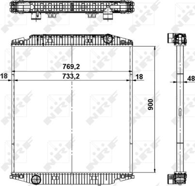 Wilmink Group WG1722904 - Радіатор, охолодження двигуна autocars.com.ua