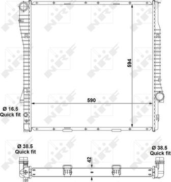 Wilmink Group WG1722927 - Радіатор, охолодження двигуна autocars.com.ua