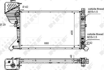 Wilmink Group WG1722949 - Радіатор, охолодження двигуна autocars.com.ua