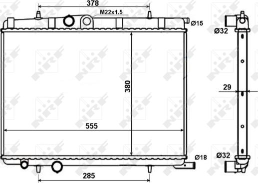 Wilmink Group WG1722982 - Радіатор, охолодження двигуна autocars.com.ua