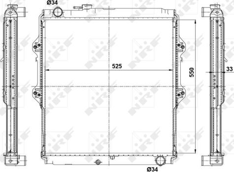 Wilmink Group WG1723063 - Радіатор, охолодження двигуна autocars.com.ua