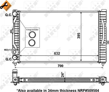 Wilmink Group WG1723073 - Радіатор, охолодження двигуна autocars.com.ua