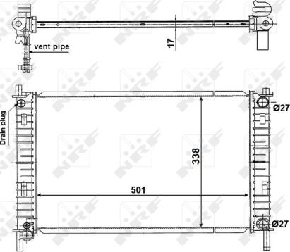 Wilmink Group WG1723077 - Радіатор, охолодження двигуна autocars.com.ua