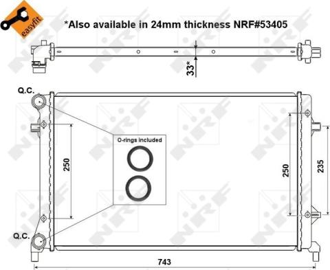 Wilmink Group WG1723089 - Радіатор, охолодження двигуна autocars.com.ua