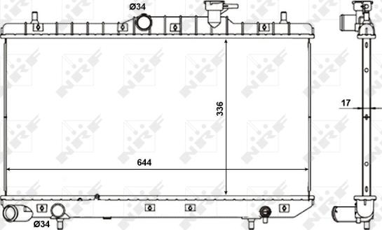 Wilmink Group WG1723091 - Радиатор, охлаждение двигателя autodnr.net