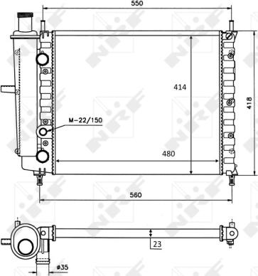 Wilmink Group WG1723105 - Радіатор, охолодження двигуна autocars.com.ua