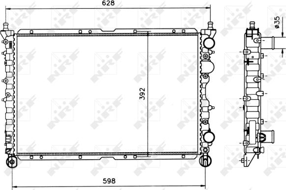 Wilmink Group WG1723128 - Радіатор, охолодження двигуна autocars.com.ua