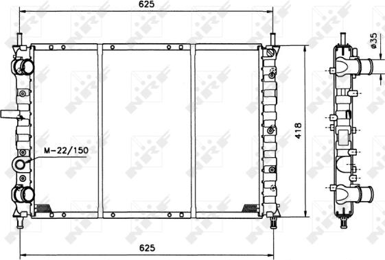 Wilmink Group WG1723149 - Радиатор, охлаждение двигателя autodnr.net