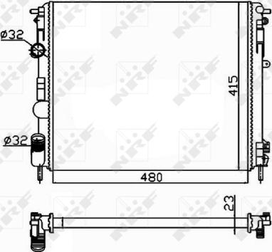 Wilmink Group WG1723156 - Радіатор, охолодження двигуна autocars.com.ua