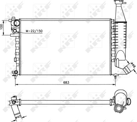 Wilmink Group WG1723170 - Радіатор, охолодження двигуна autocars.com.ua