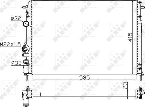 Wilmink Group WG1723172 - Радіатор, охолодження двигуна autocars.com.ua