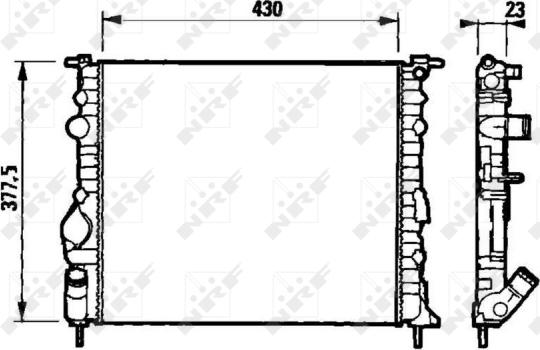 Wilmink Group WG1723188 - Радіатор, охолодження двигуна autocars.com.ua