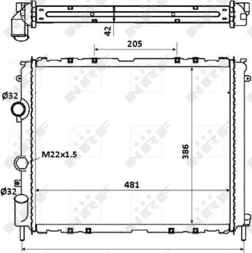 Wilmink Group WG1723202 - Радіатор, охолодження двигуна autocars.com.ua