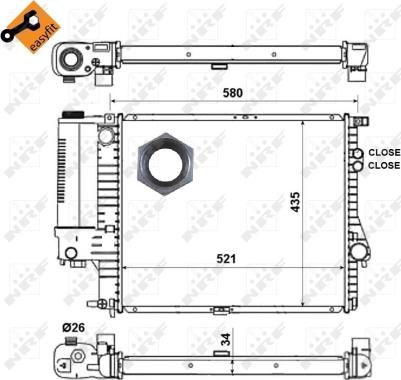 Wilmink Group WG1723227 - Радіатор, охолодження двигуна autocars.com.ua