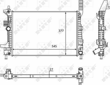 Wilmink Group WG1723254 - Радіатор, охолодження двигуна autocars.com.ua