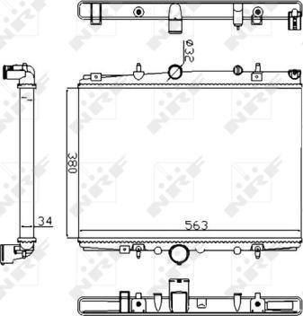 Wilmink Group WG1723266 - Радіатор, охолодження двигуна autocars.com.ua