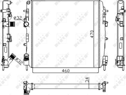 Wilmink Group WG1723277 - Радиатор, охлаждение двигателя autodnr.net