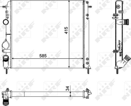 Wilmink Group WG1723285 - Радиатор, охлаждение двигателя autodnr.net