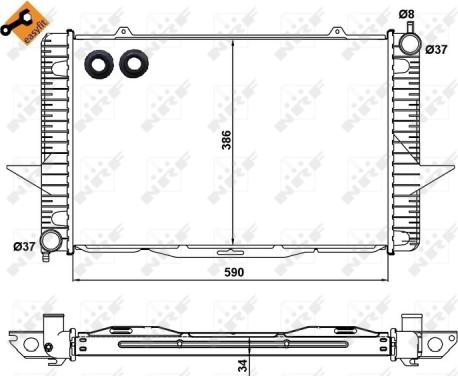 Wilmink Group WG1723302 - Радіатор, охолодження двигуна autocars.com.ua