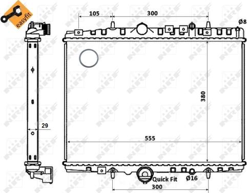 Wilmink Group WG1723307 - Радіатор, охолодження двигуна autocars.com.ua