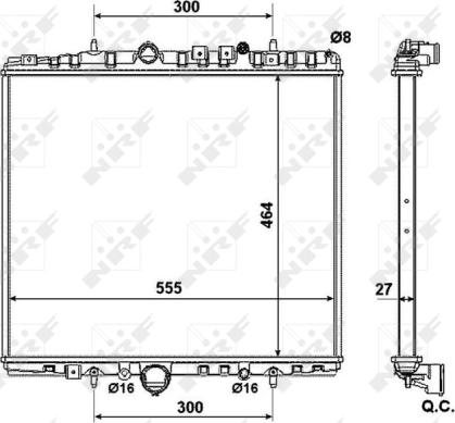 Wilmink Group WG1723328 - Радіатор, охолодження двигуна autocars.com.ua