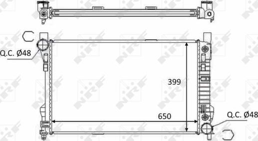 Wilmink Group WG1723344 - Радіатор, охолодження двигуна autocars.com.ua