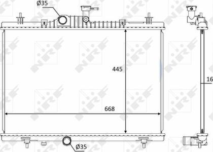 Wilmink Group WG1723348 - Радиатор, охлаждение двигателя autodnr.net