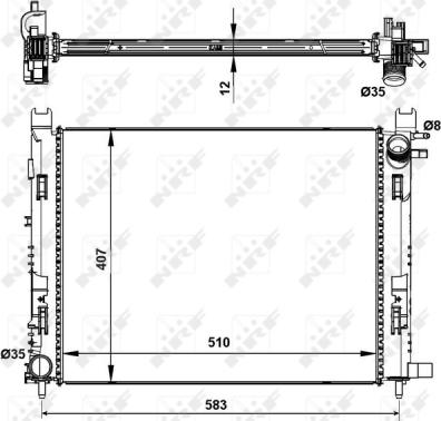 Wilmink Group WG1723395 - Радіатор, охолодження двигуна autocars.com.ua