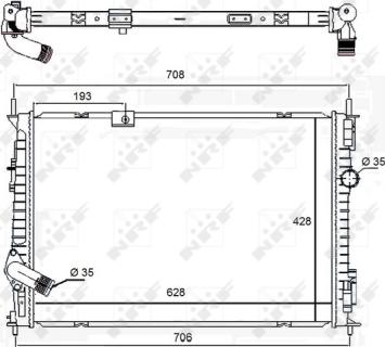 Wilmink Group WG1723405 - Радіатор, охолодження двигуна autocars.com.ua