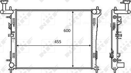 Wilmink Group WG1723412 - Радіатор, охолодження двигуна autocars.com.ua